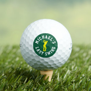 Balles de golf personnalisées pour l'enterrement d