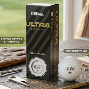 Balles de golf personnalisées pour son anniversair