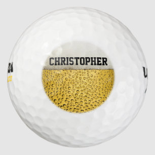 Balles De Golf Personnaliser le verre de bière