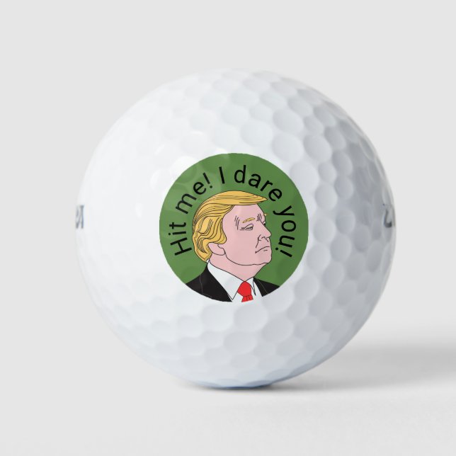 Balles De Golf Personnaliser Trump (Devant)