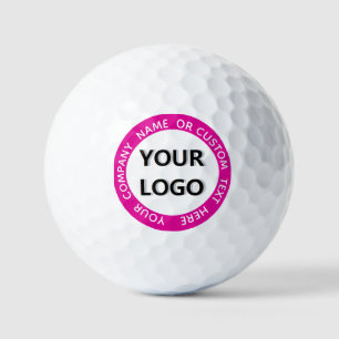 Balles De Golf Personnalisez votre logo et votre texte Stamp Boul