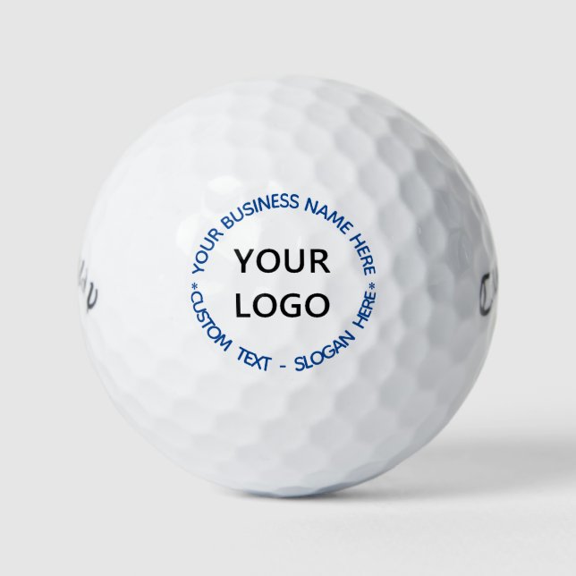 Balles De Golf Personnalisez Votre Logo Nom Texte Timbres Boules  (Devant)