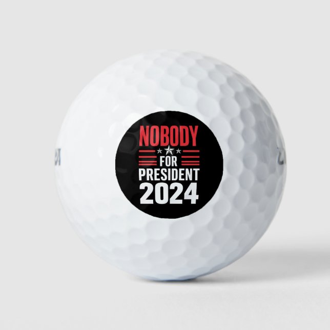 Balles De Golf Personne pour le président 2024 Élections politiqu (Devant)