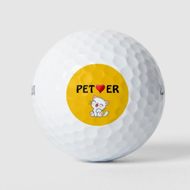 Balles De Golf Pet Lover Golf Ball (Devant)