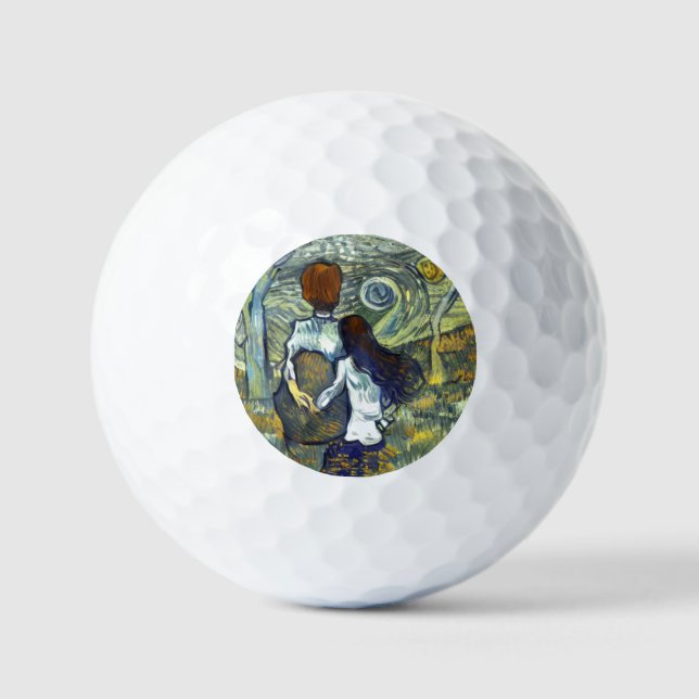 BALLES DE GOLF PETIT AMI ET PETITE AMIE (Recto)