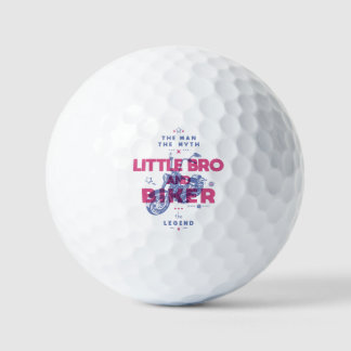 Balles De Golf Petit frère et motard l'homme le mythe la légende