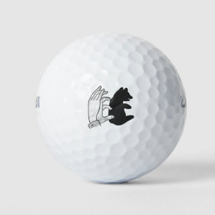 Balles De Golf Petit ours Ours Silhouette Main