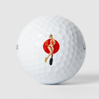 Balles De Golf Petite fille soviétique