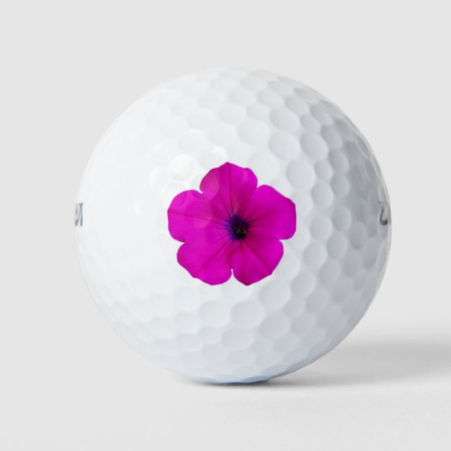 Balles De Golf Pétunia rose Printemps Mesdames ou Hommes (Devant)