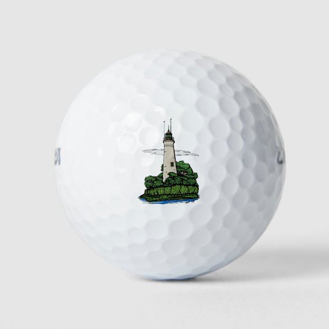 Balles De Golf Phare (Devant)