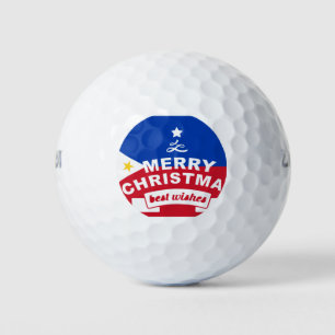 Balles De Golf Philippine Flag Christmas : Joyeux Noël & Meilleur