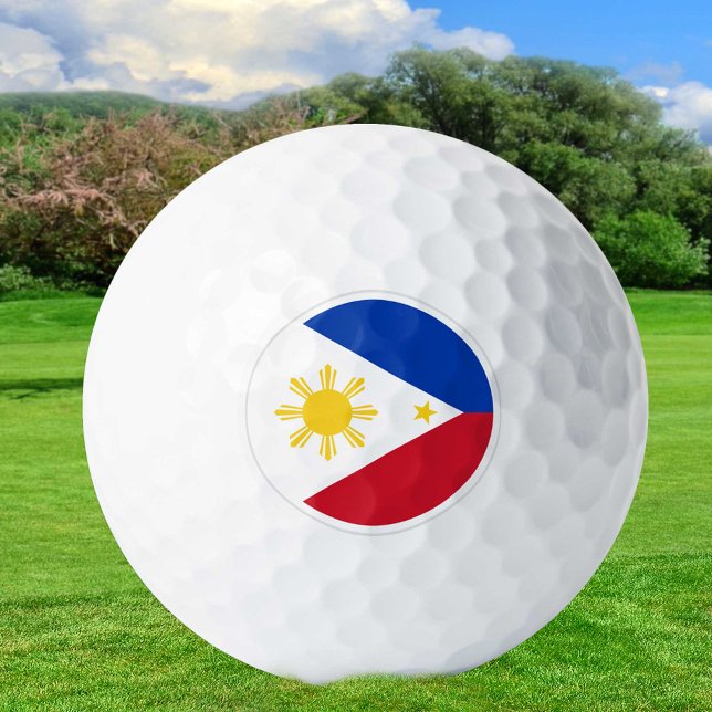 Balles De Golf Philippines Golf Balls, Philippine Flag Patriots (Créateur téléchargé)