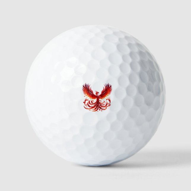 Balles De Golf Phoenix rouge (Recto)