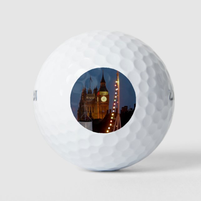 Balles De Golf Photo Big Ben London Pro (Devant)