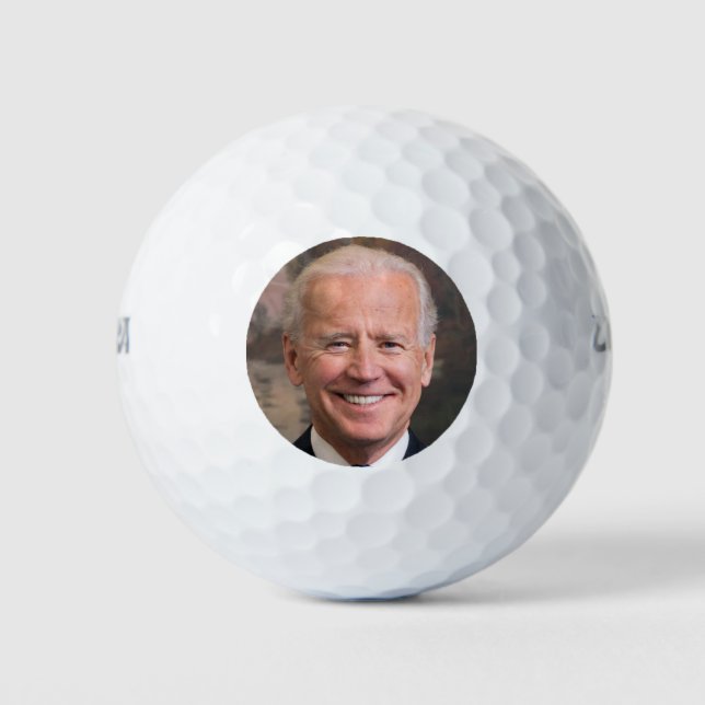 Balles De Golf Photo de Joe Biden Portrait (Devant)