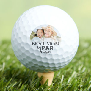 Balles De Golf Photo de la meilleure maman personnalisée