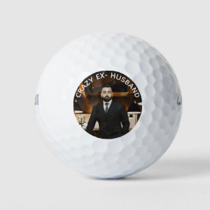 Balles de Golf Photo Drôle Ex-Mari Fou