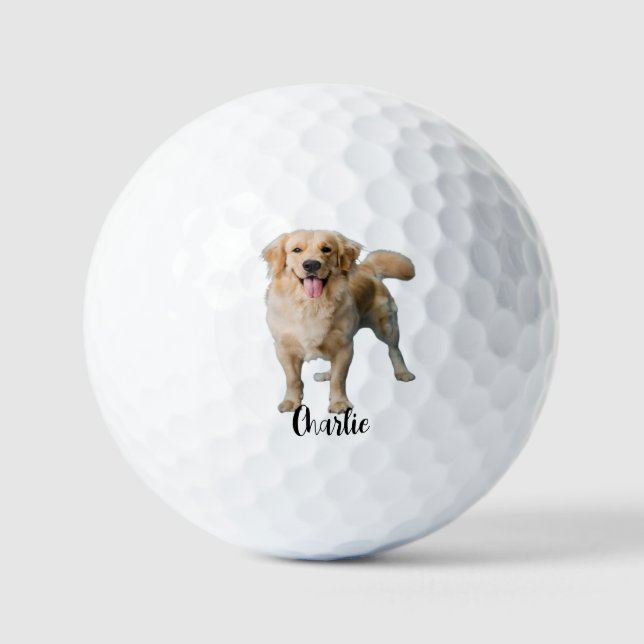 Balles De Golf Photo Face Golf Lover Ball Cadeau - Custom Golf Ba (Recto)