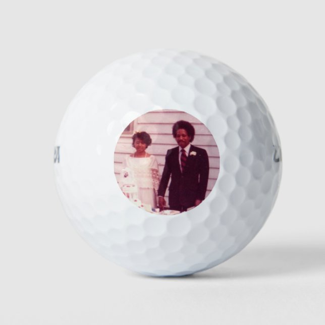 Balles De Golf Photo mariage (Devant)