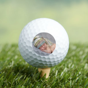 Balles De Golf Photo personnalisé de nouveau-né