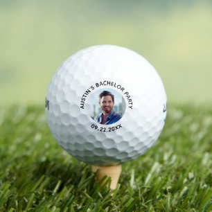 Balles De Golf Photo personnalisé pour enterrement de vie de garç
