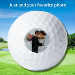 Balles De Golf Photo personnalisée du Mariage ou de l'anniversair<br><div class="desc">Il ne devrait pas y avoir de doute que le golf est certainement plus qu'un simple jeu — il est donc particulièrement approprié d'avoir une photo qui inspire. C'est un cadeau merveilleux pour les jeunes mariés ou leur famille heureuse ou comme cadeau d'anniversaire. Si vous avez des questions de design...</div>