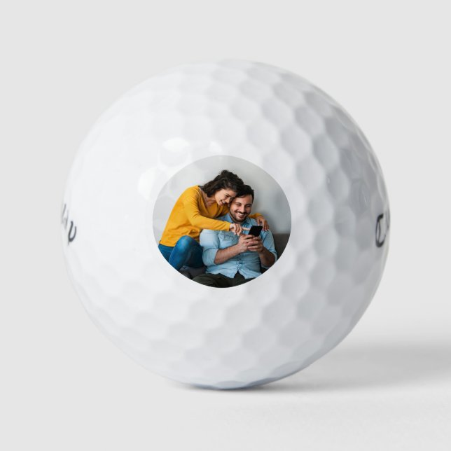 Balles de Golf Photo Simples Minimales (Devant)