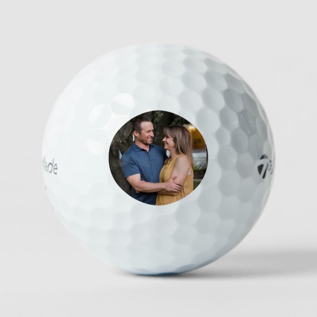 Balles de Golf Photo Simples Minimales (Recto)