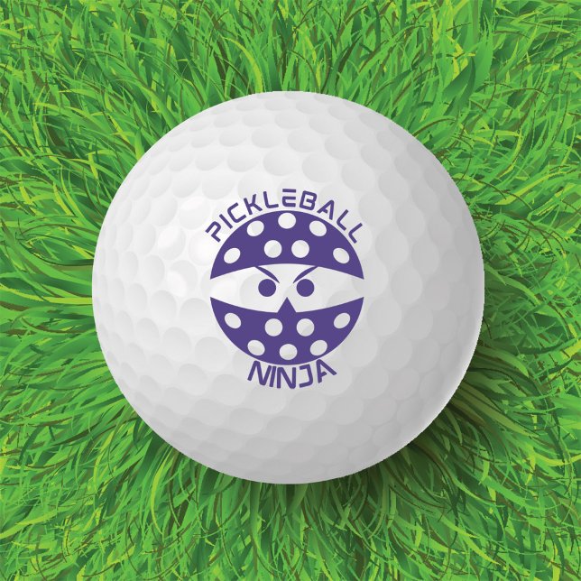 Balles De Golf Pickleball pourpre Ninja (Créateur téléchargé)