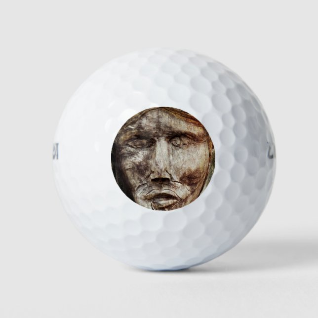 Balles De Golf Pied en bois (Devant)