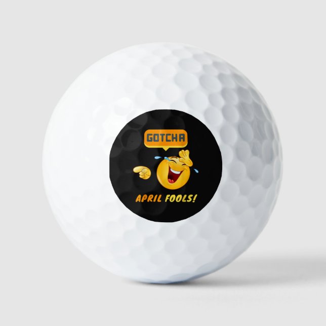 Balles De Golf PIÉGÉ - Poisson d'avril Drôle (Recto)