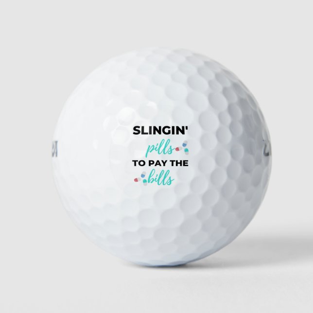 Balles De Golf Pilules de slingin pour payer les factures 2 (Devant)