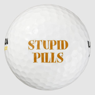 Balles De Golf Pilules idiotes