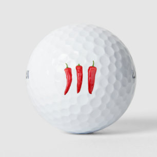 Balles De Golf Piments rouges