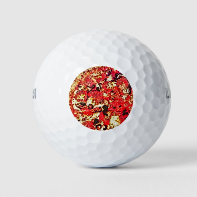 Balles De Golf Pizza (Devant)