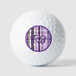 Balles De Golf Plaid violet - Inspiré par la Fleur Lilac violette