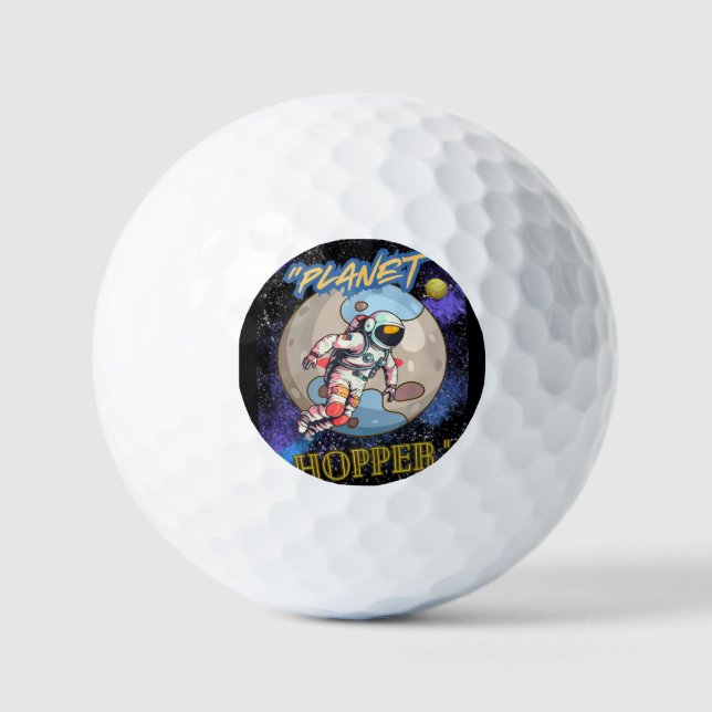 Balles De Golf Planète sauteuse  (Recto)