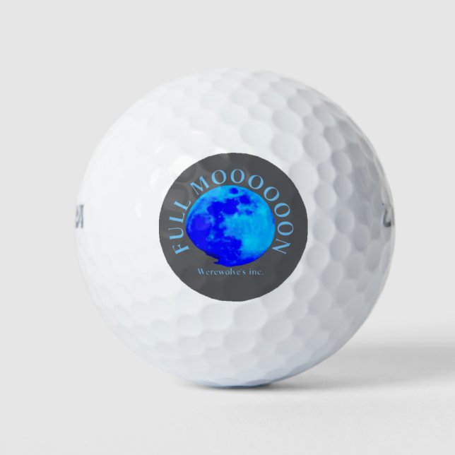 BALLES DE GOLF PLEINE LUNE (Devant)