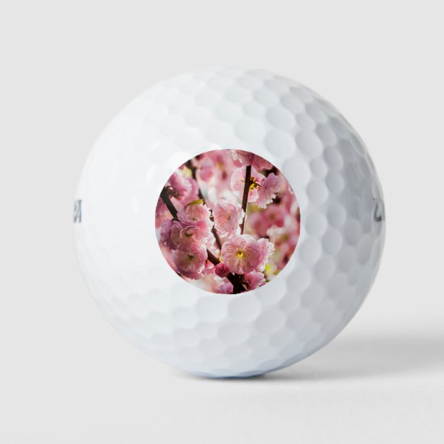 Balles De Golf Plum à fleurs - Paradize rose (Devant)