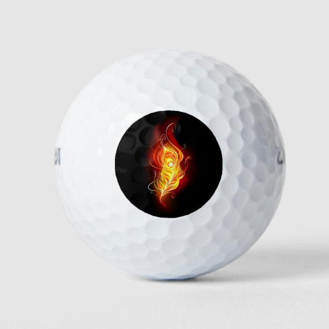 Balles De Golf Plumes de paquetage de feu (Devant)