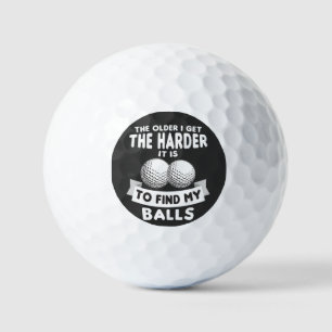 Balles De Golf Plus Âgé, Je Trouve Plus Difficile De Trouver Mes