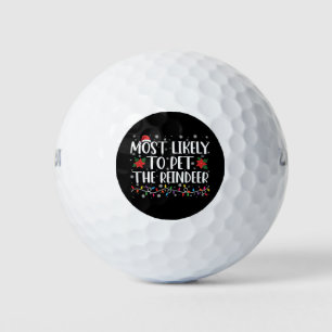 Balles De Golf Plus susceptible de caresser la famille de Noël du