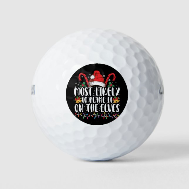 Balles De Golf Plus susceptible de rejeter la faute sur les Elfes (Devant)