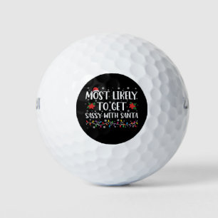 Balles De Golf Plus susceptible de tenir tête au Père Noël Noël d