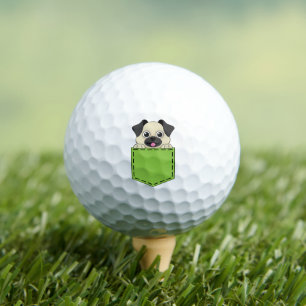Balles De Golf Poche animal chien