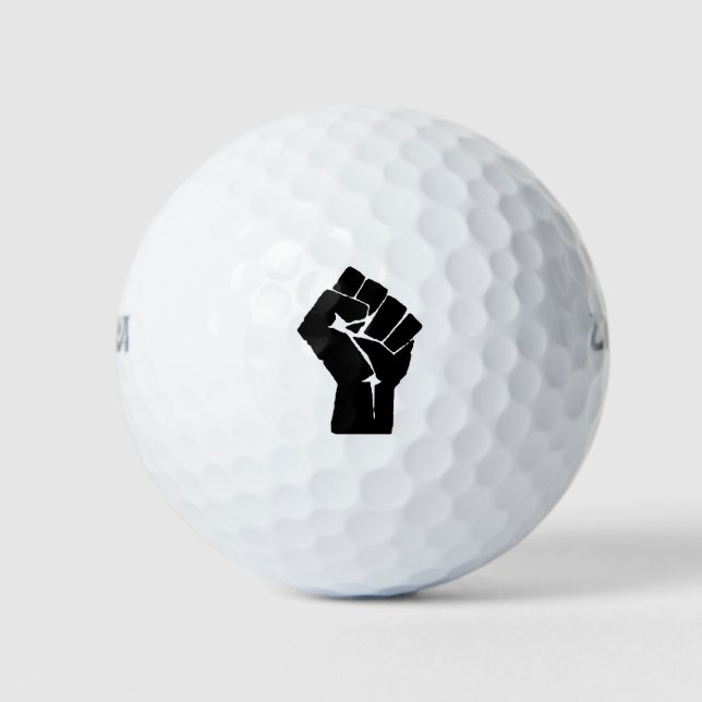 Balles De Golf Poing serré levé (Devant)
