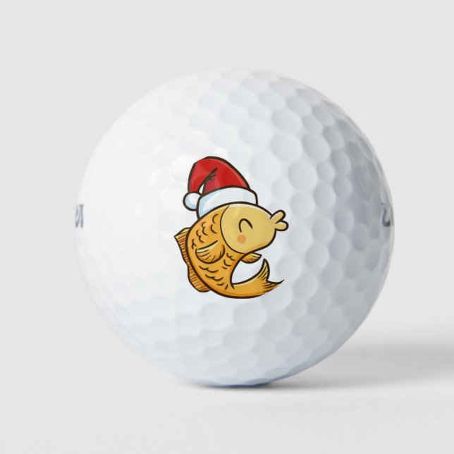 Balles De Golf Poisson de Noël (Devant)