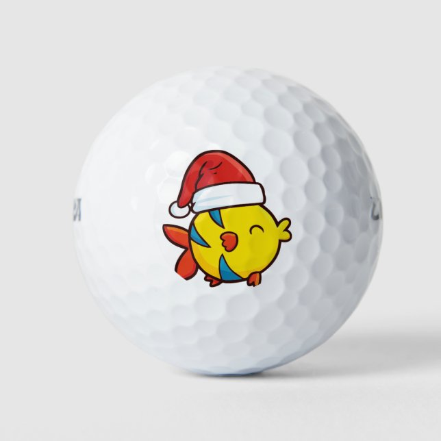 Balles De Golf Poisson de Noël (Devant)