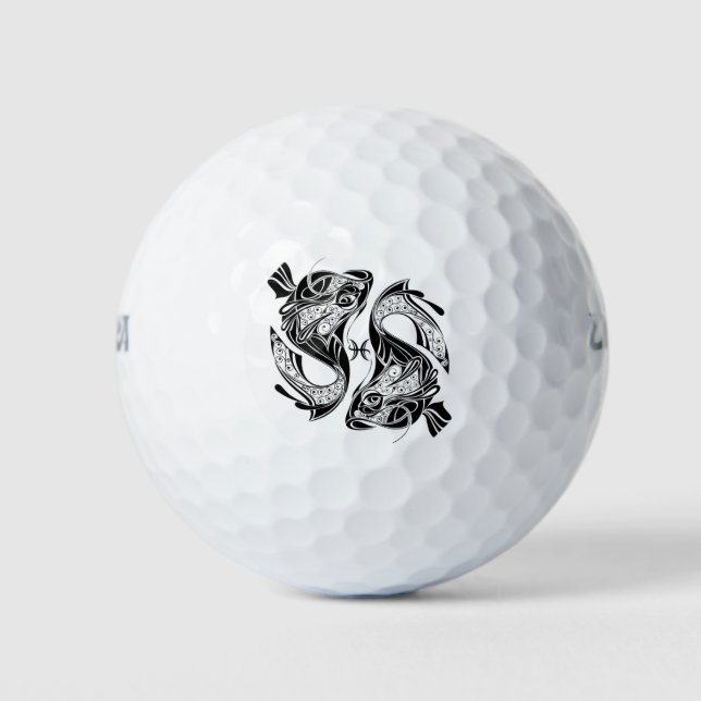 Balles De Golf Poisson Symbole et signe Zodiac Poisson (Devant)