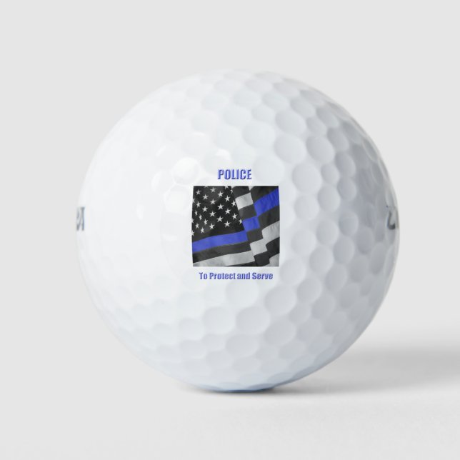 Balles De Golf Police (Devant)